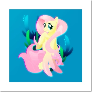 Seapony Fluttershy Posters and Art